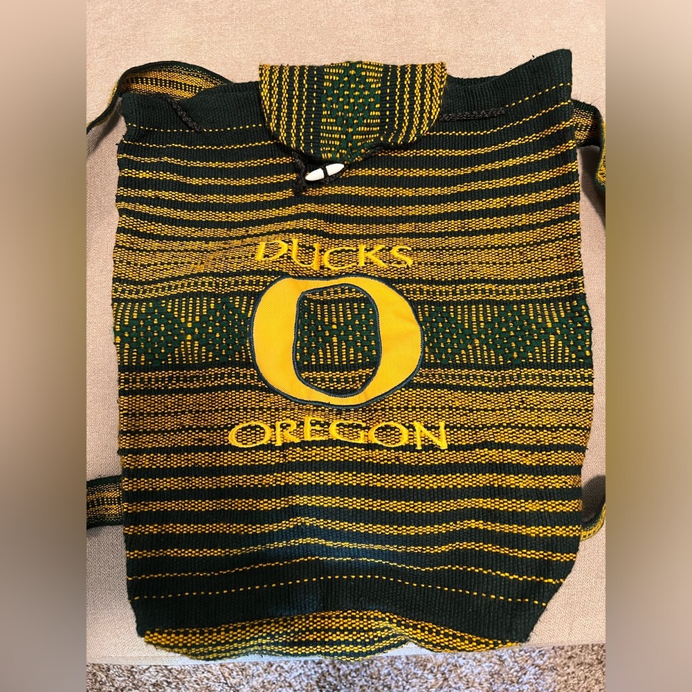 Oregon Ducks - University of Oregon Woven Backpack Bag